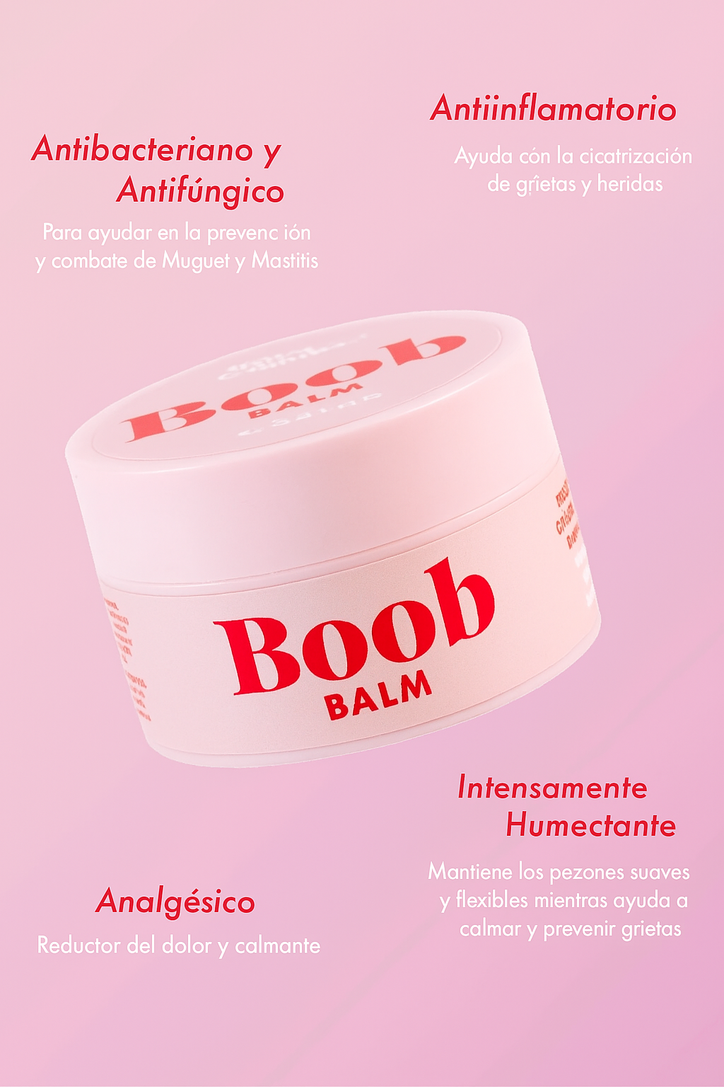Boob Balm - Cuidado total para tus pezones